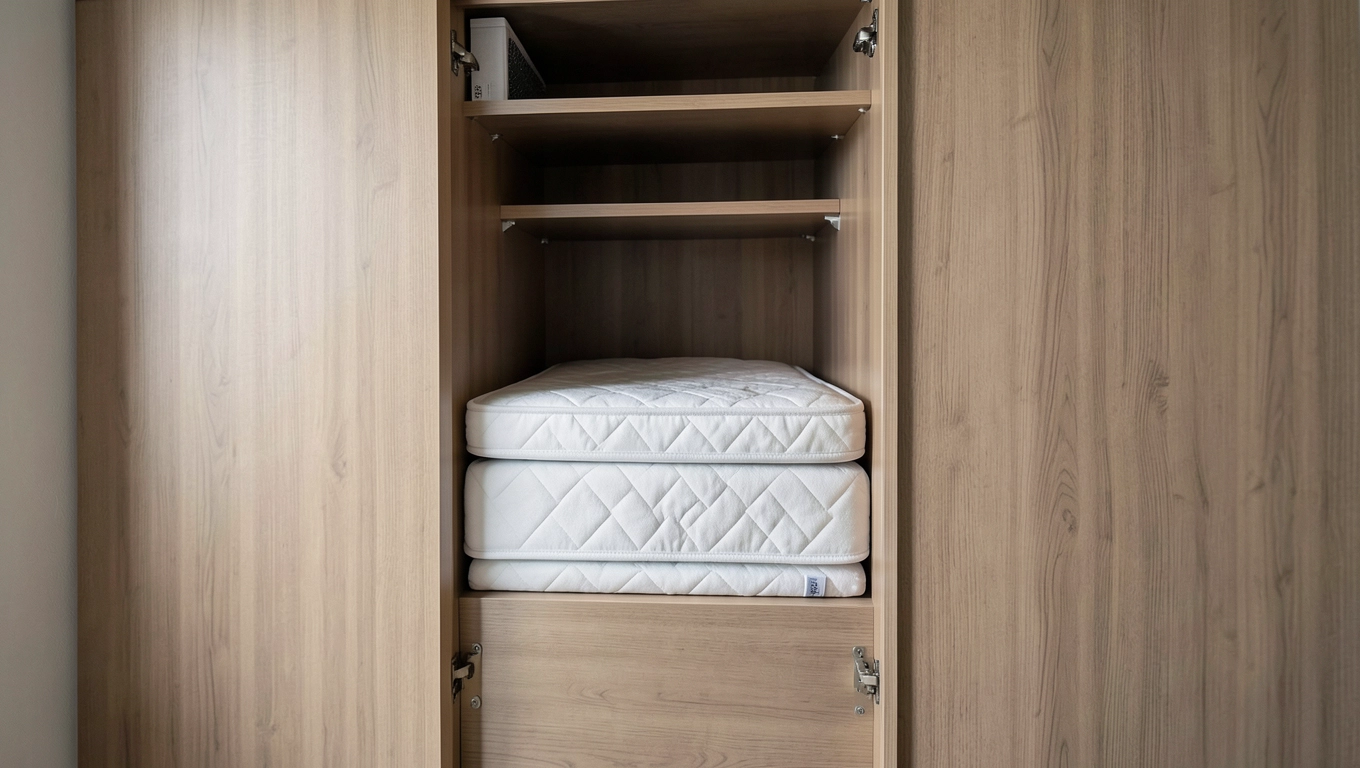 Łóżko w szafie