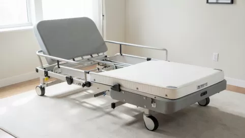jak złożyć łóżko rehabilitacyjne